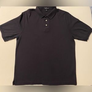 Lands End Navy Blue Polo Mens Large